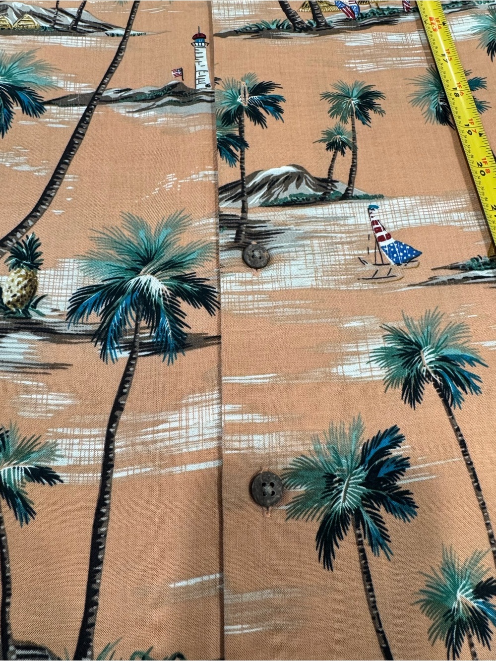 Saddlebred Shirt Hawaiian Men’s Sz. XXL Button Front Short Sleeves NWT 100%rayon - Picture 10 of 11